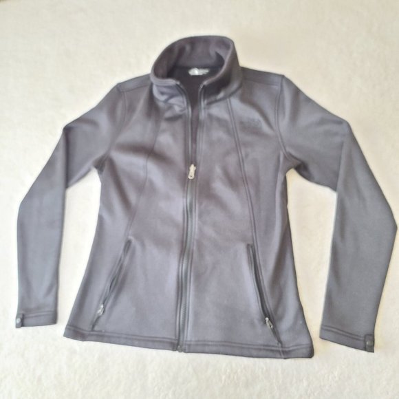 The North Face Morningside Women's Fleece Jacket Sz M Black Full Zip Pockets - Picture 1 of 12
